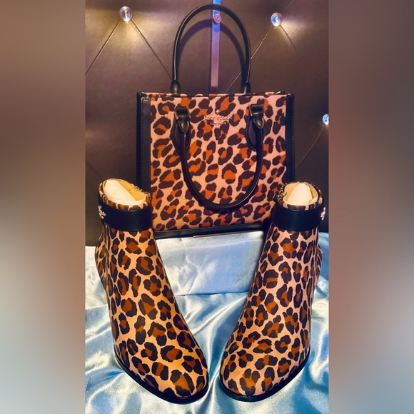 Leopard Print Women's Bag - Picture 1 of 8